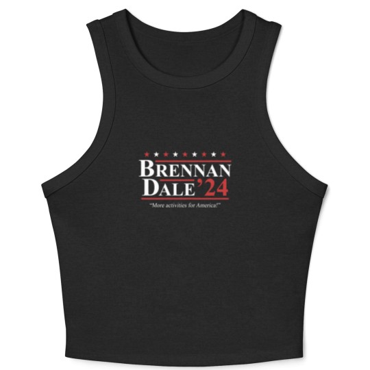 Discover Step Brothers Brennan Dale 2024 Election Crop Tank Top