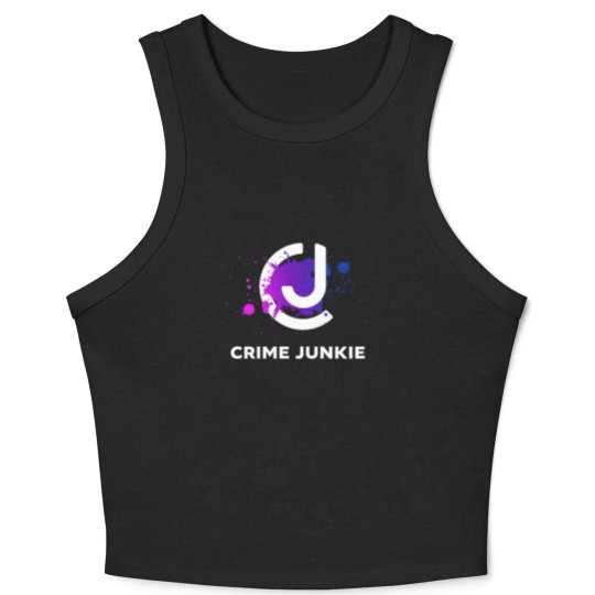 Discover Crimes Junkie Merch Crop Tank Top