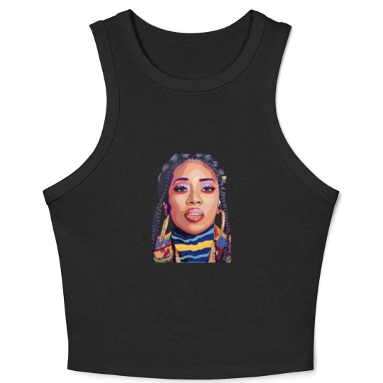Discover Missy Elliott Crop Tank Top Unisex Short Sleeve Crop Tank Top