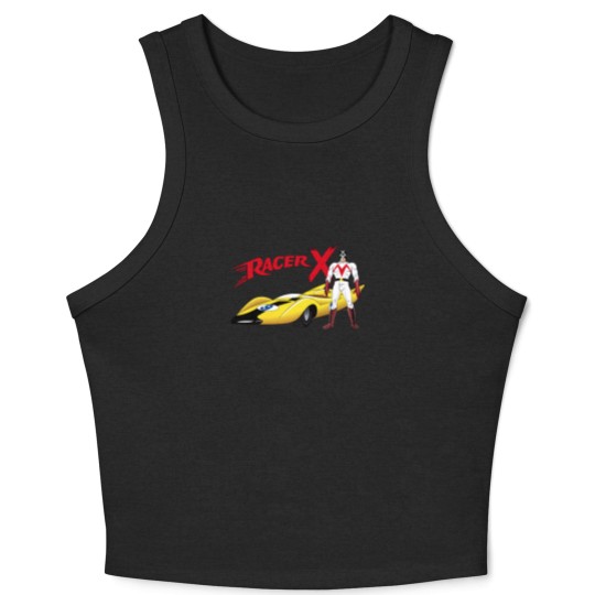Discover Racer X Tribute to Original 60s Speed Racer Cartoon Series Crop Tank Top