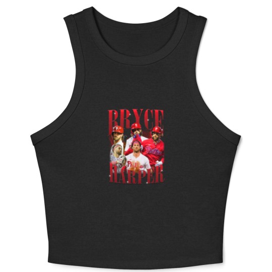 Discover BRYCE HARPER Vintage Crop Tank Top, Bryce Harper Homage Crop Tank Top