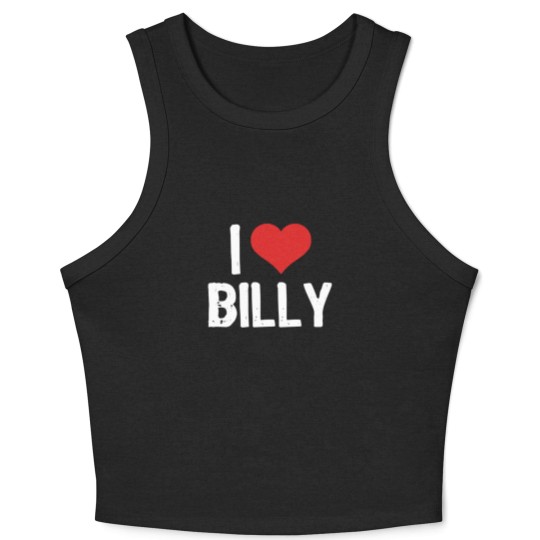 Discover I Love Billy  3 Crop Tank Top