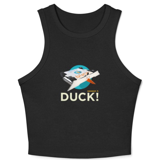 Discover DUCK! Season 4 The popular combat robot now has fabulous merch. Crop Tank Top