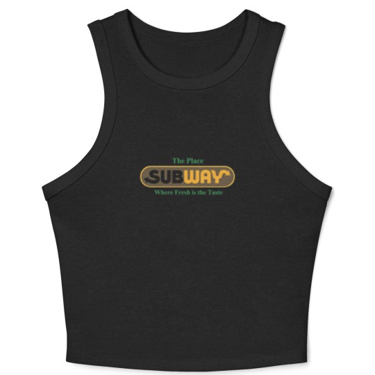 Discover Happy Gilmore - Delicious Subs Crop Tank Top