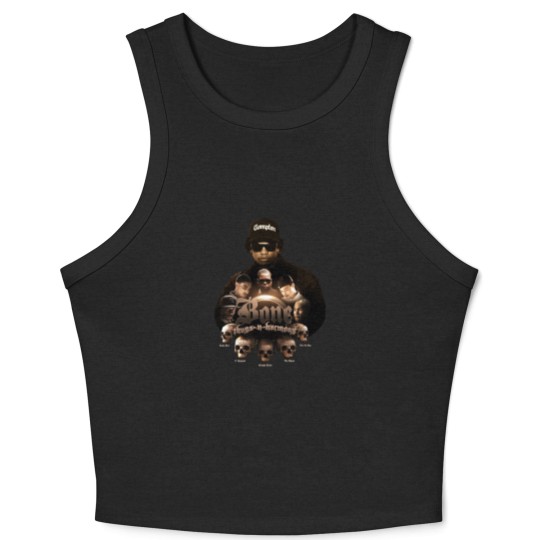 Discover Buy Bone Thugs N Harmony Light Up Men's Basic Short Sleeve Black Crop Tank Top