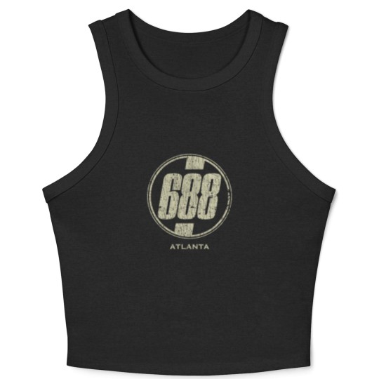 Discover 688 Club Atlanta 1980 Crop Tank Top