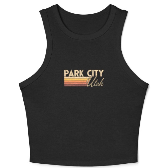 Discover Park City Utah - Park City Utah - Crop Tank Top