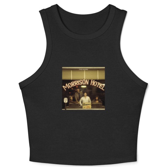 Discover Hot The Doors Morrison Hotel Album Crop Tank Top