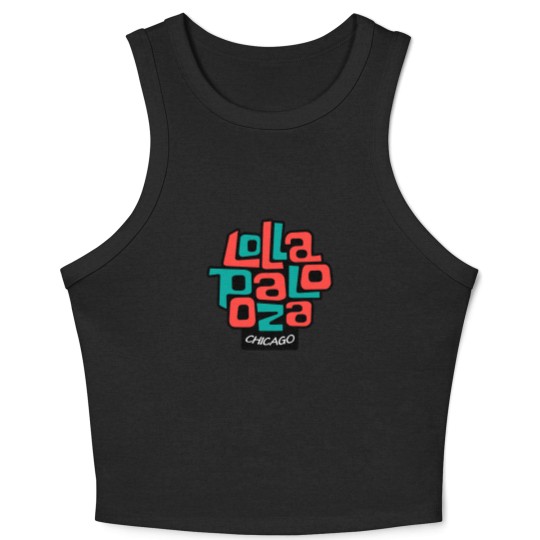Discover Lollapalooza Chicago Music Festival Crop Tank Top