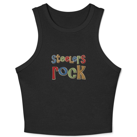 Discover Steeler Rock Crop Tank Top