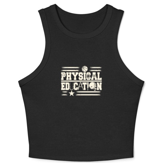 Discover Physical Education Teacher Crop Tank Top