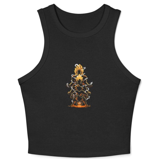 Discover His goku Crop Tank Top