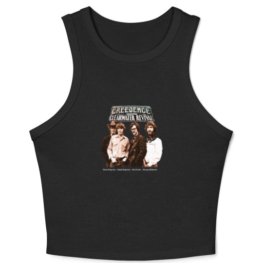 Discover Creedence Clearwater Revival - Lovers creedence Crop Tank Top