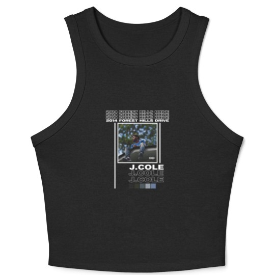 Discover J. Cole album cover Crop Tank Top, 2014 forest hills drive album cover Crop Tank Top,