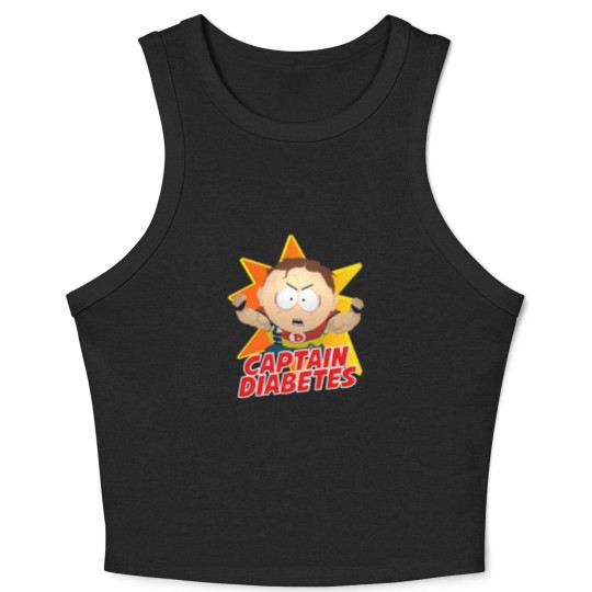 Discover SouthPark Captain Diabetess Scott Malkinson Crop Tank Top