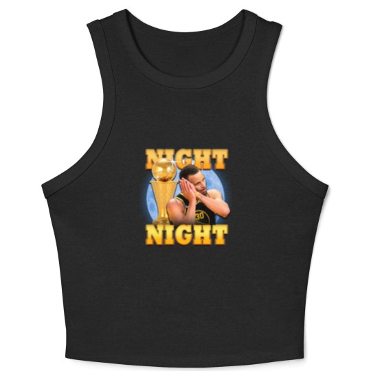 Discover Night Night Curry Crop Tank Top