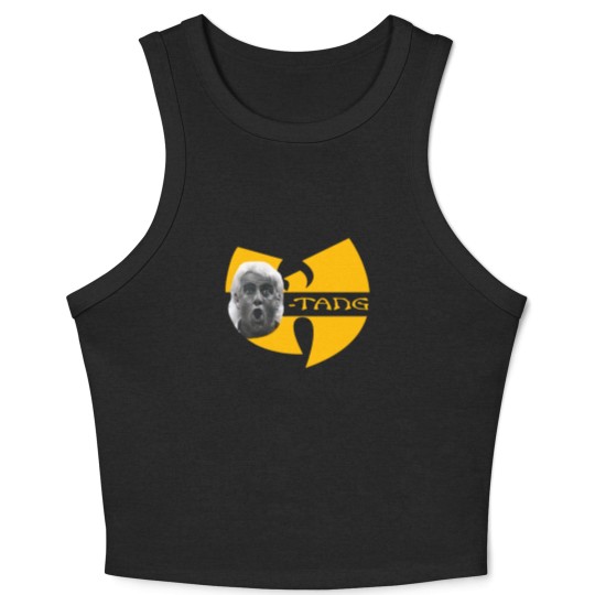 Discover Wooo-Tang Rick Flair WOO Funny Parody Crop Tank Top