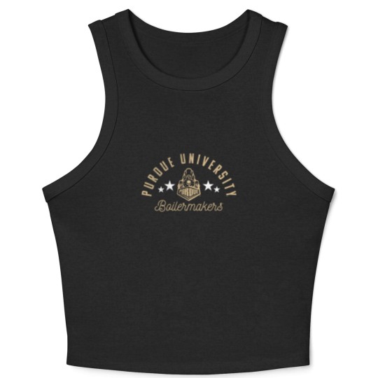 Discover purdue university boilermakers logo Crop Tank Top