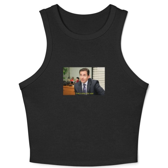Discover Thats what she said - Michael Scott Crop Tank Top