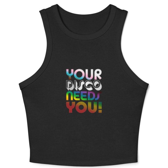 Discover Your Disco Needs You - Kylie Minogue - Light Years - Progress Pride Colours LGBTQIA+ | Active Crop Tank Top