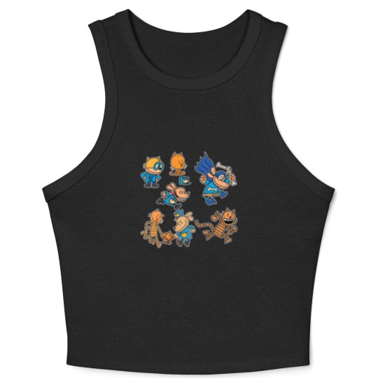 Discover Dog Man Crop Tank Top