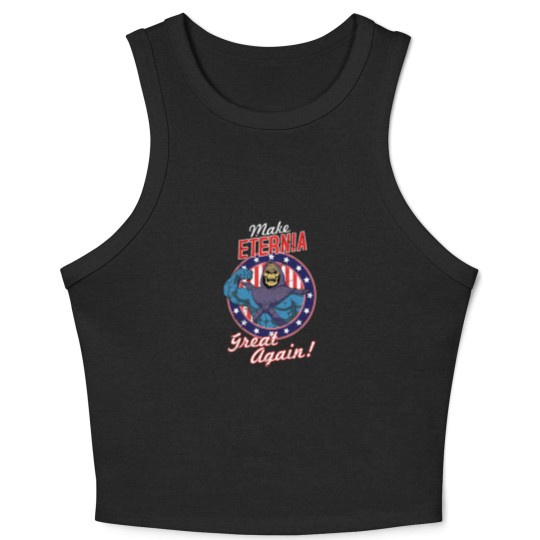 Discover make eternia great again Crop Tank Top