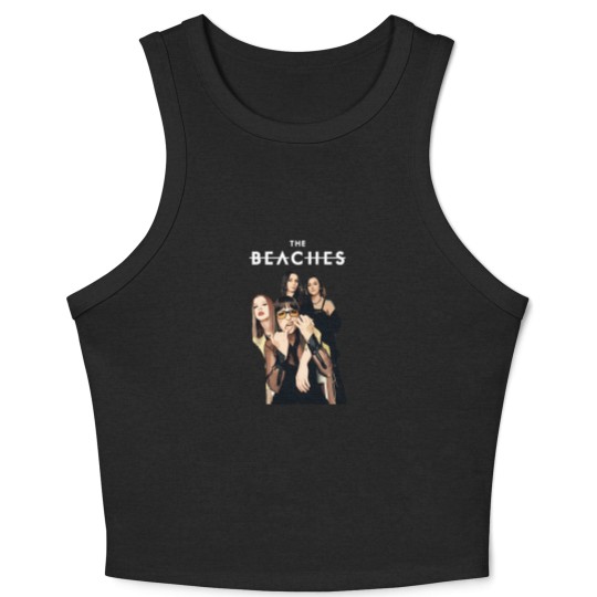 Discover The Beaches Band Artwork Crop Tank Top