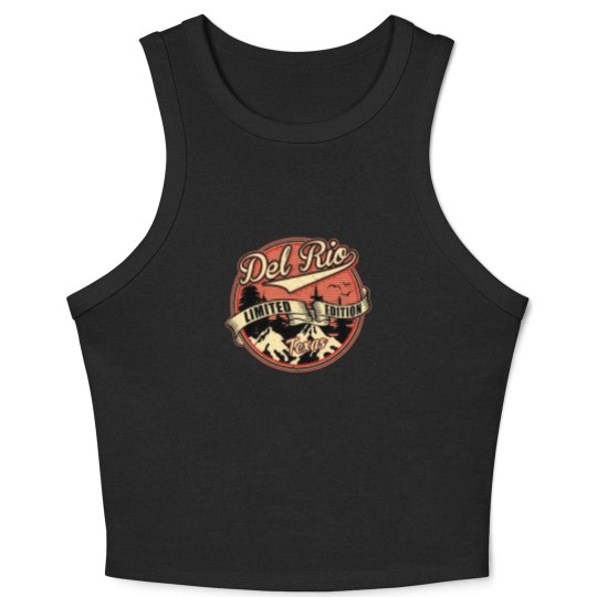 Discover I Love Del Rio Texas Retro Vintage  - Del Rio Texas - Crop Tank Top