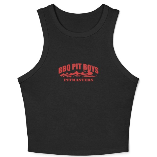 Discover Bbq Pit Boys Pitmasters  Logohellip Crop Tank Top
