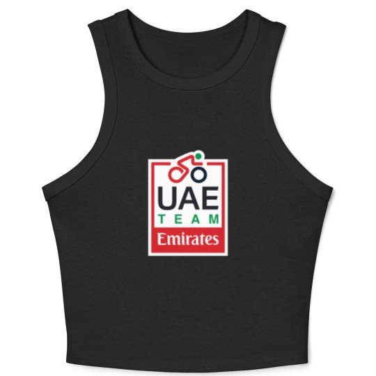 Discover UAE Team Emirates Pro Cycling Team uci world tour uae tour cycling 2023 Crop Tank Top