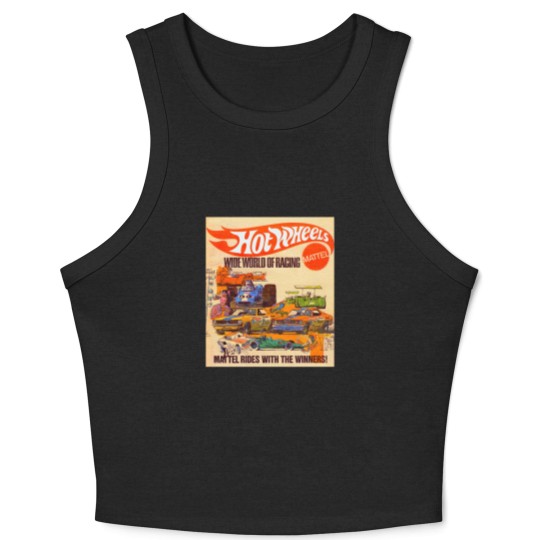 Discover Hot Wheels Vintage Wide World of Racing Crop Tank Top