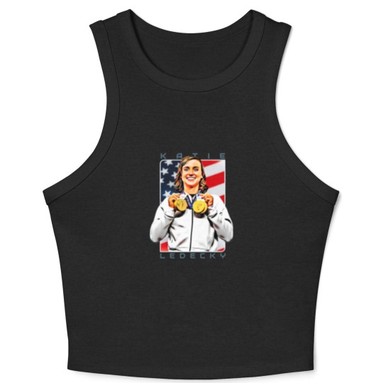 Discover Katie Ledecky The Hero - Athlete - Crop Tank Top