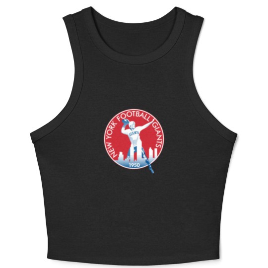 Discover NY Giants old school logo Crop Tank Top