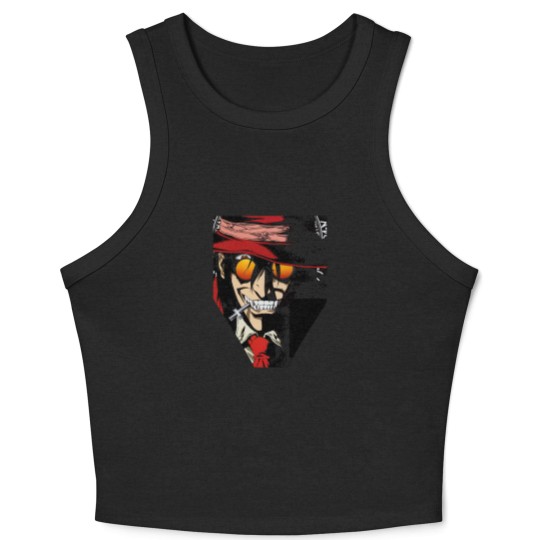 Discover Hellsing Ultimate Alucard Active Crop Tank Top