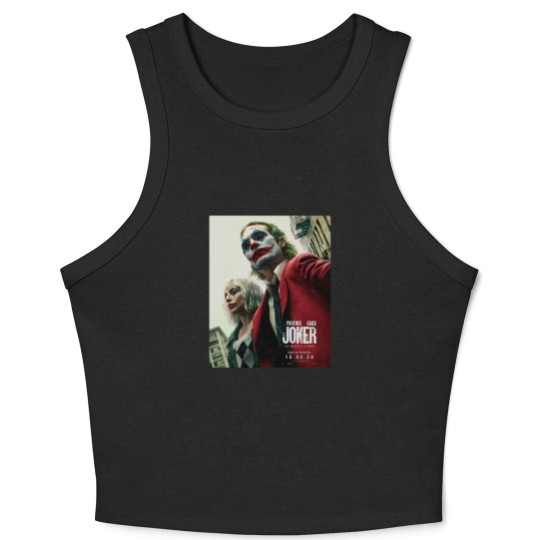 Discover Joker 2 Movie Unisex Crop Tank Top , Joaquin Phoenix And Ld ga Crop Tank Top