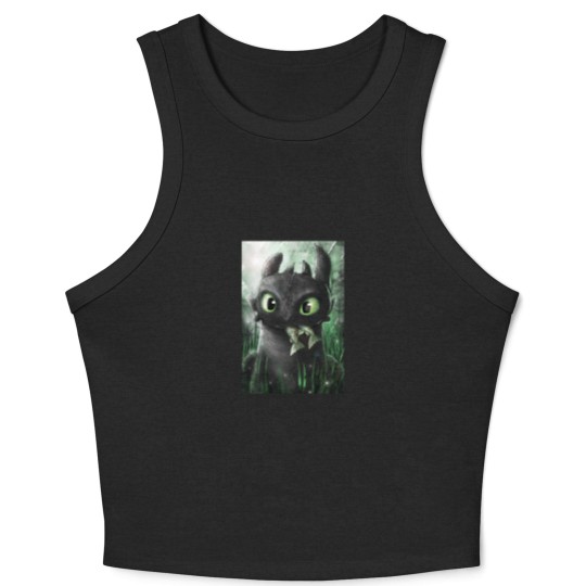 Discover How To Train Your Dragon, Toothless Gifts For Men & Women Crop Tank Top