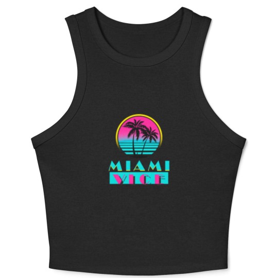 Discover Miami Vice Crop Tank Top
