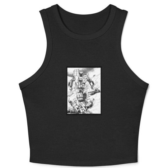 Discover Mechwarrior Blast Crop Tank Top