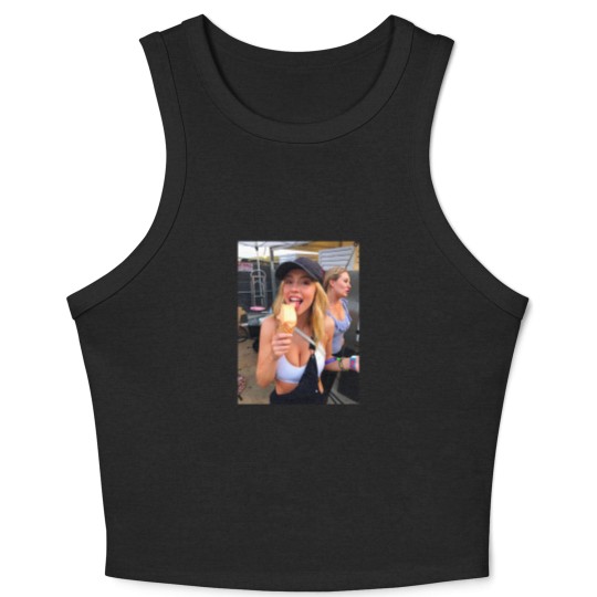 Discover Sydney Sweeney Crop Tank Top
