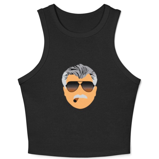 Discover MIKE DITKA FACE CHICAGO Crop Tank Top