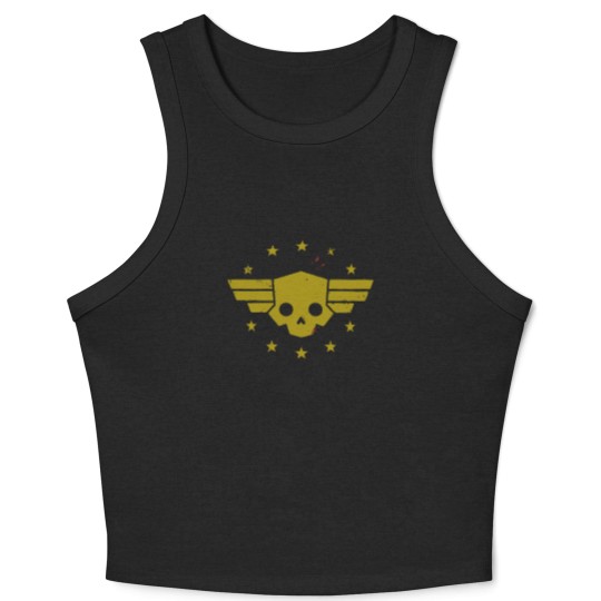 Discover Helldivers 2 Crop Tank Top, Helldivers Game Crop Tank Top, Game Gift Idea