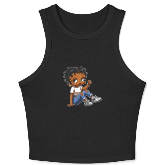 Discover Betty Boop Crop Tank Top, betty boop Crop Tank Top