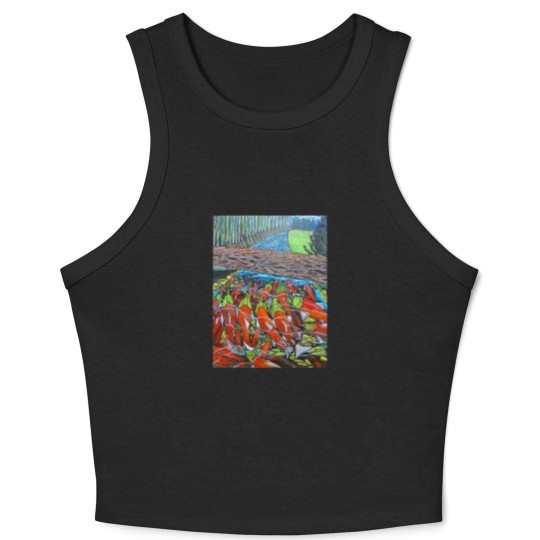 Discover Return of the Sockeye Salmon Crop Tank Top