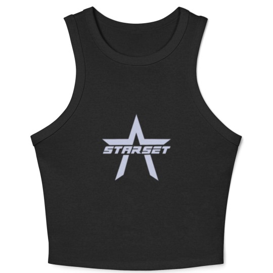 Discover Starset divisions logo Onesies Crop Tank Top