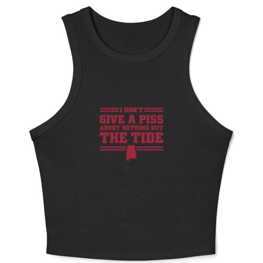 Discover I Don't Give A Piss About Nothing But The Tide Albm Football 1 Crop Tank Top