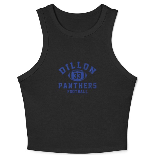 Discover Dillon Panthers Football - 33 Tim Riggins - vintage logo Crop Tank Top