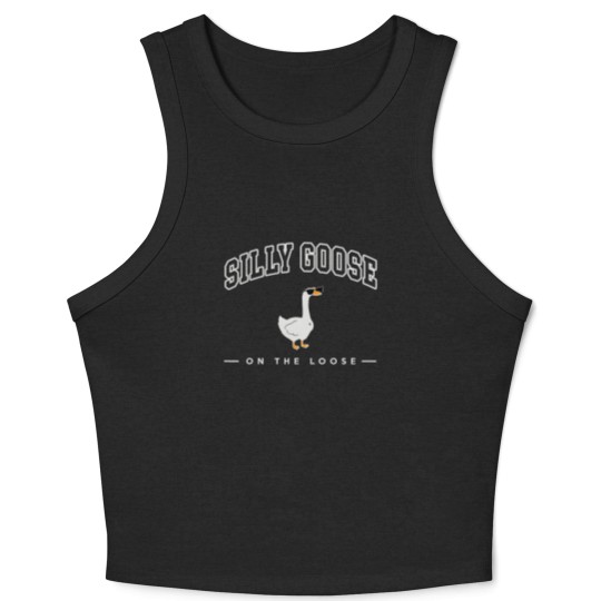 Discover Silly Goose On The Loose Crop Tank Top