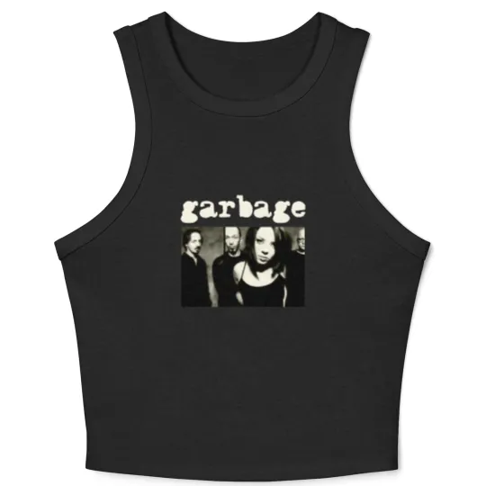 Discover Garbage Band Concert Tour Unisex Cotton Crop Tank Top Unisex Crop Tank Top Band Crop Tank Top