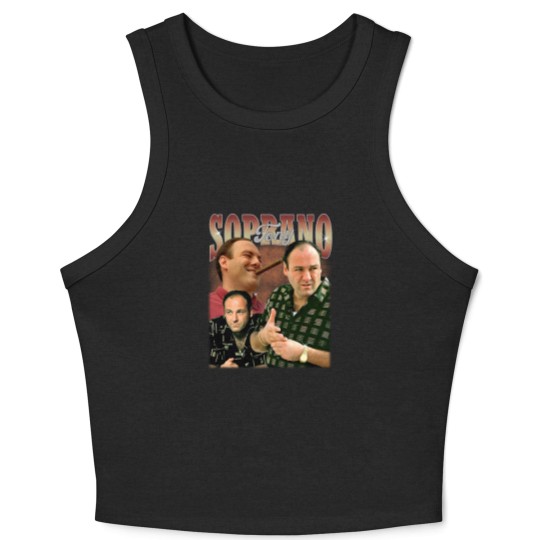 Discover Tony Soprano Vintage Crop Tank Top