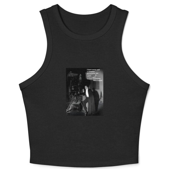 Discover Lugosi Vampire Quote - Lugosi - Crop Tank Top